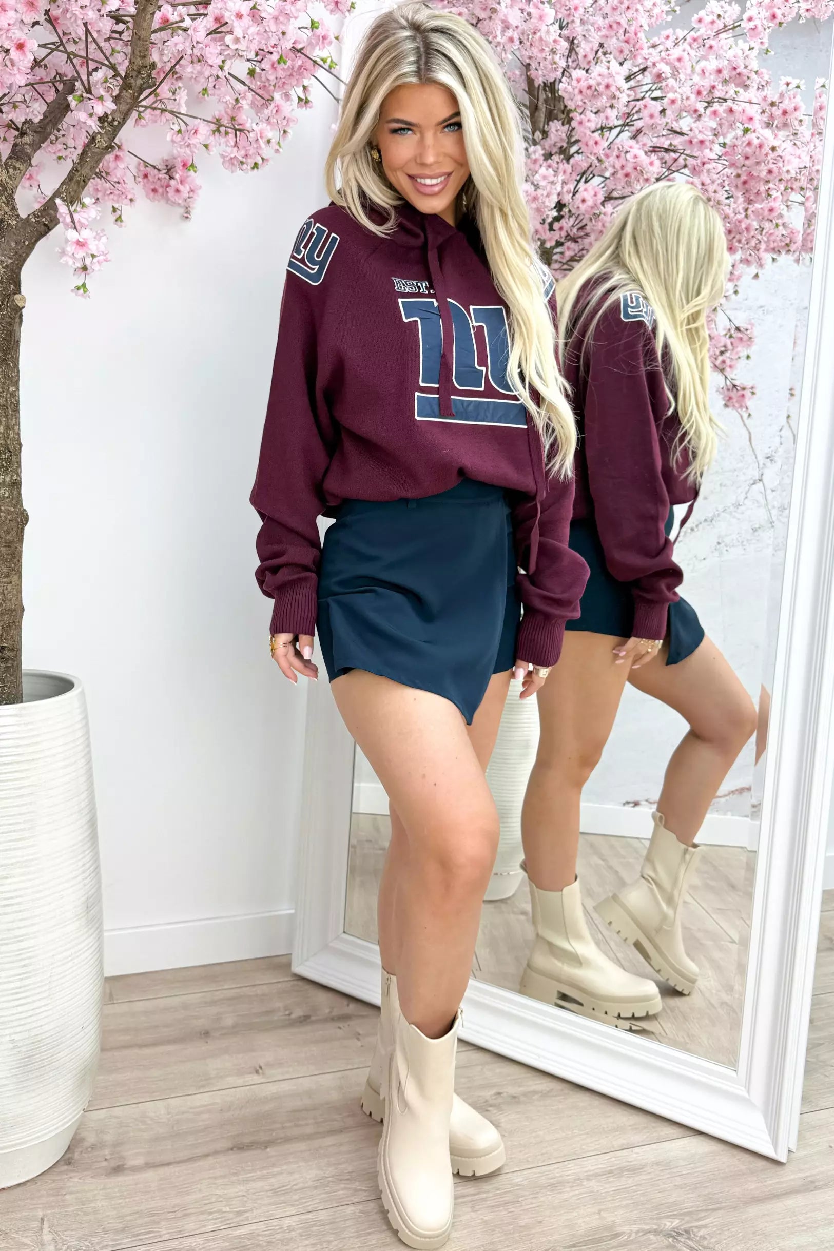 Ny Hoodie - Bordeaux