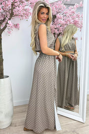 Coord de falda inspirada - Camel