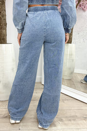 Jogger wide leg jeans - Jeans blue