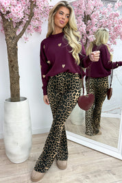 Golden love trui - Bordeaux