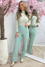 Straight leg pantalon - Mint