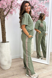 Inspired pocket comfy co-ord - Army