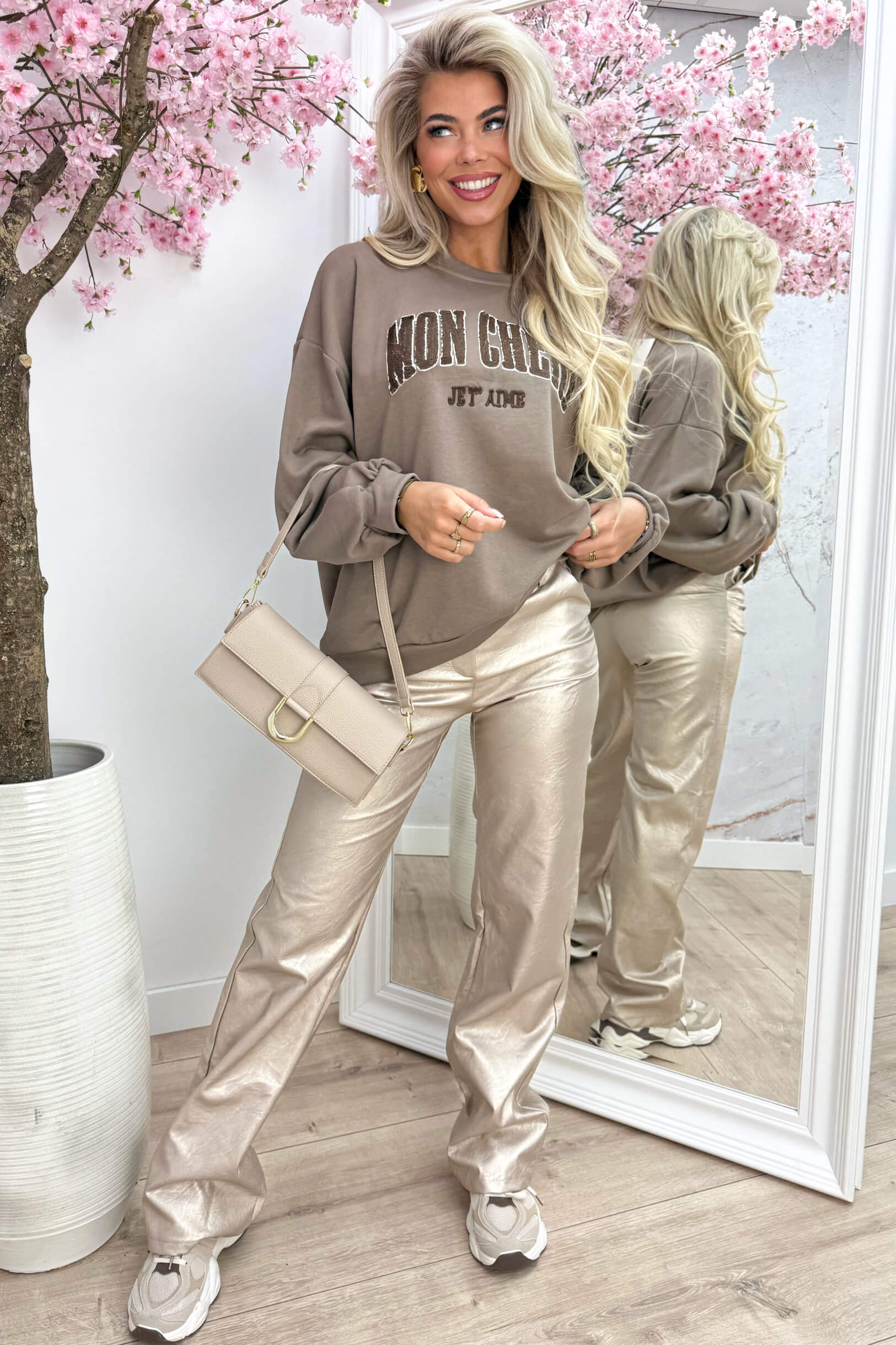 Sweater mon Cherie R50509 - Taupe