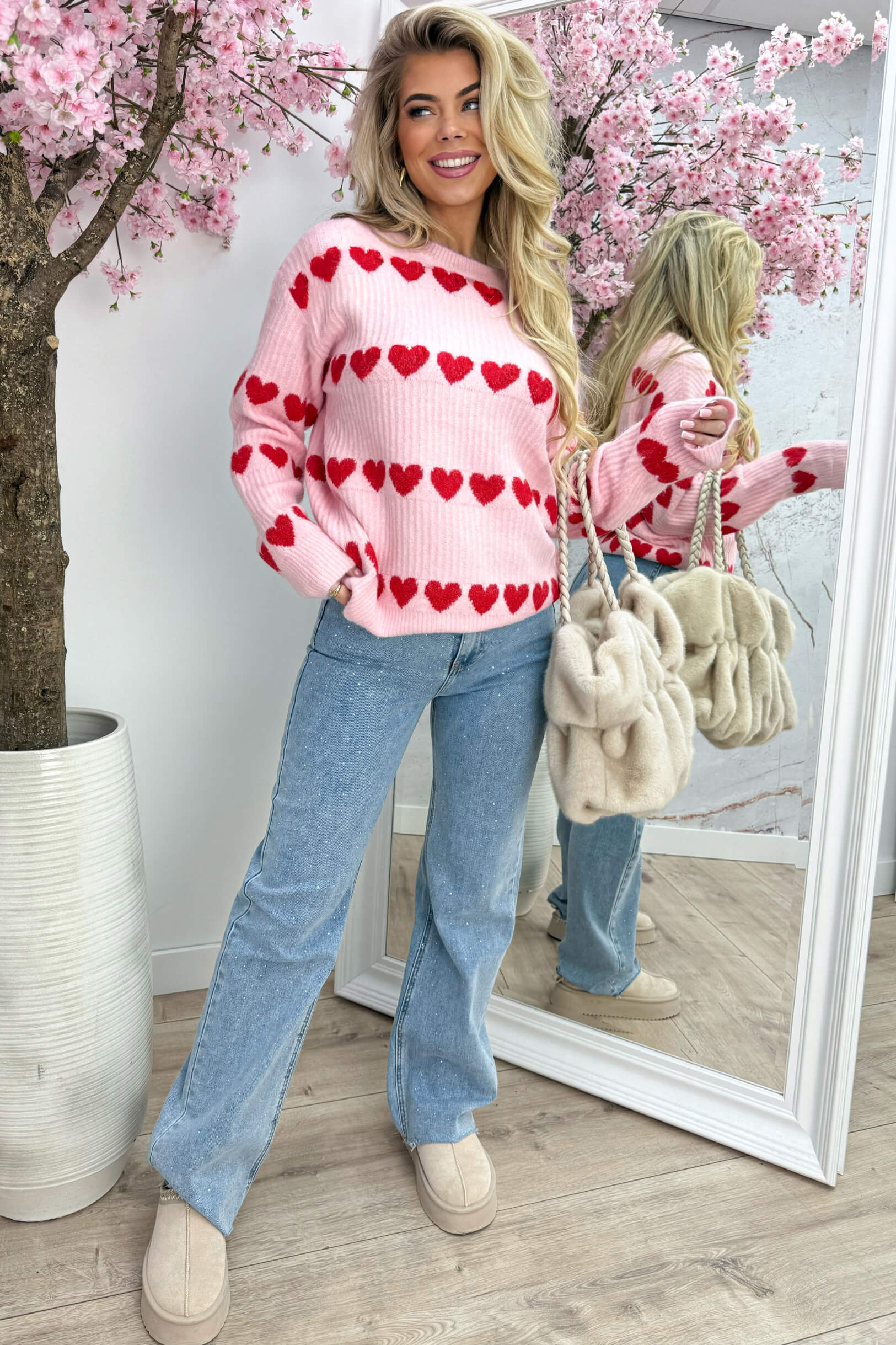 Endless love trui - Roze