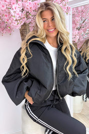 Puffy season bomber - Zwart