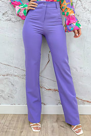 Pantalon à jambe droite 1.0 - DK. violet