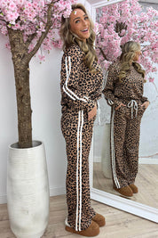 Wild stripe comfy co-ord - Wit