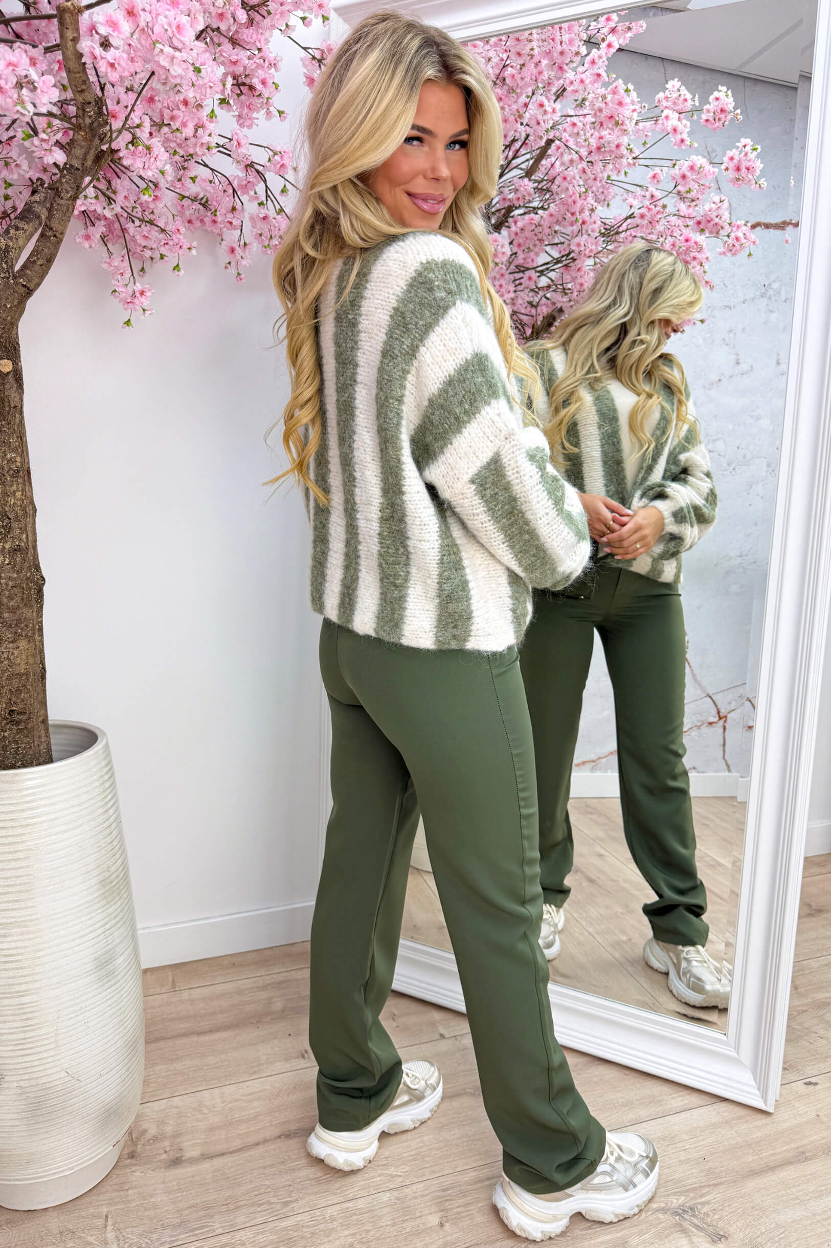 Stripe it up vest - Army