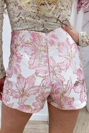Flower skort - Roze