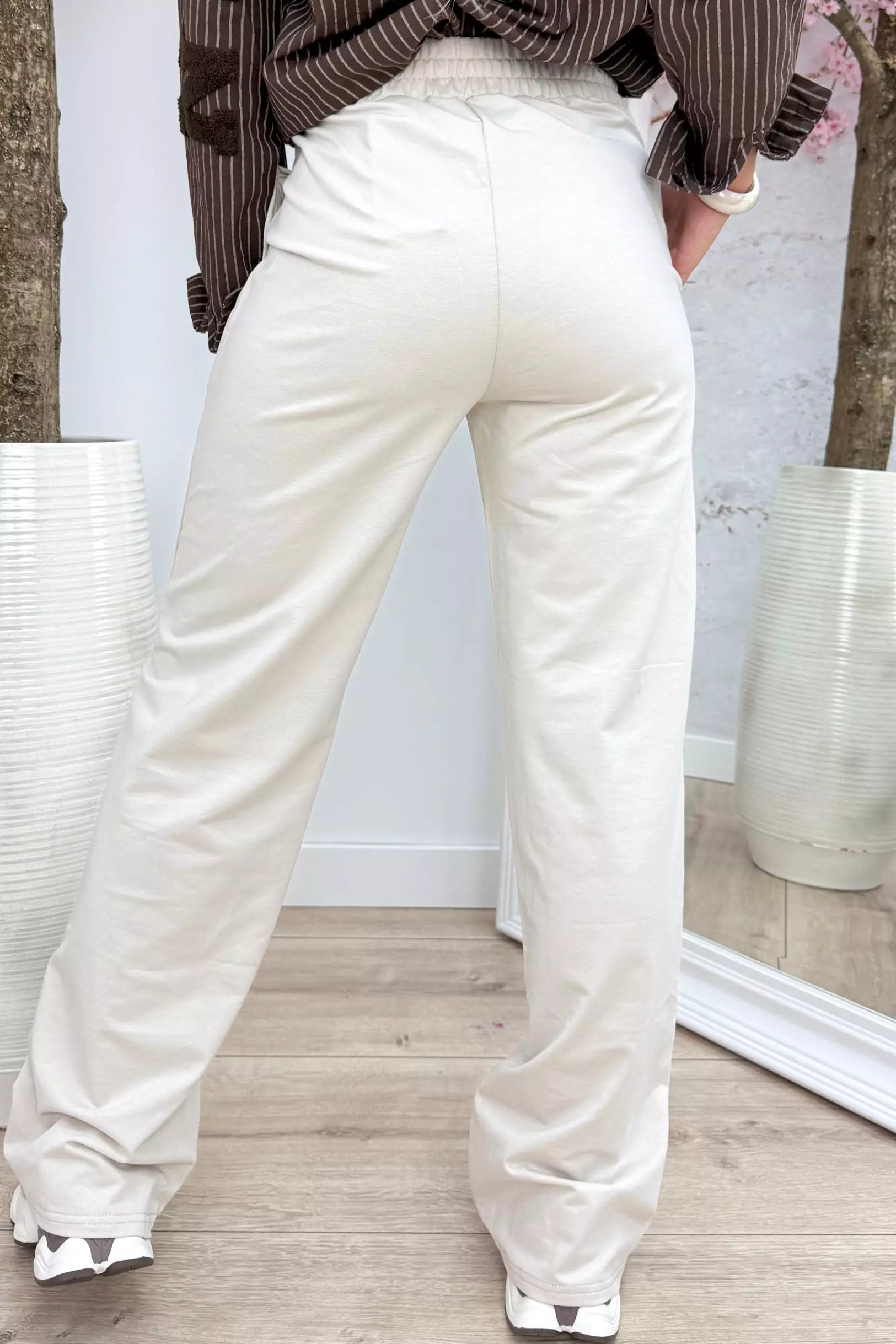 Made for you basic comfy pants - Beige