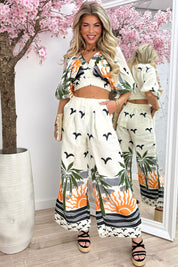 Island beach co-ord - Beige