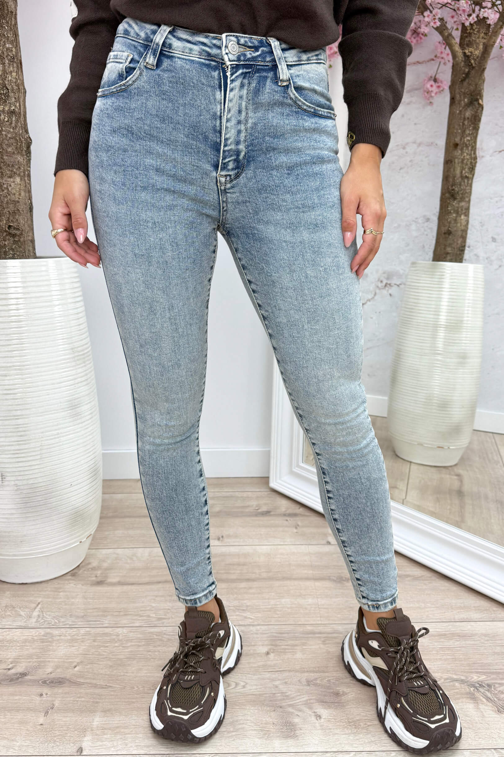 Skinny jeans T5377-2 - Jeans blue