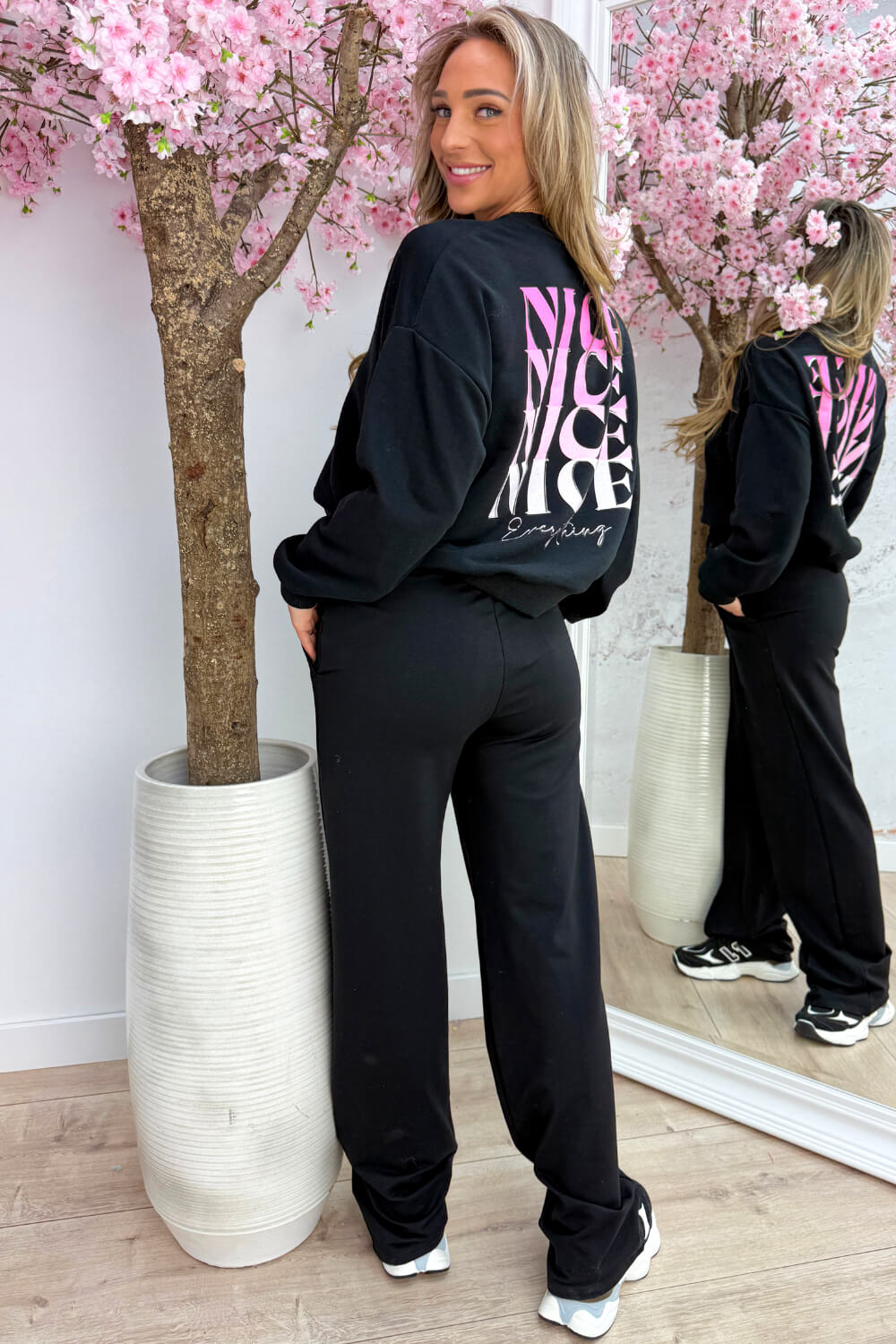 Nice everything sweater - Zwart