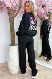 Nice everything sweater - Zwart