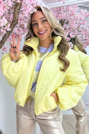 Puff it up bomber - Geel