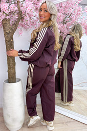 Match my stripes co-ord - Bordeaux