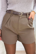 Chic everyday short (Incl. riem) - Bruin