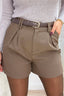 Chic everyday short (Incl. riem) - Bruin
