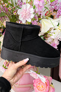 Winter wonderland boots - Zwart