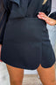 Essential split skort - Black