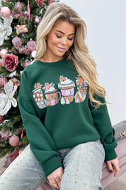 Christmas candy sweater - Groen