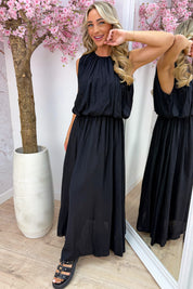 Alicante maxi dress - Zwart