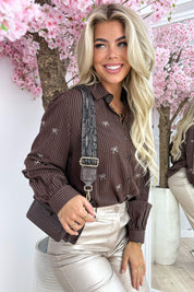 Druckpartytasche - Brown