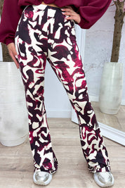 Picasso travel flair pants - Bordeaux