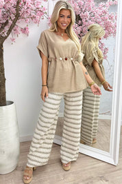 Shell yeah topje - Taupe