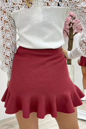 Best seller flairy skirt - Terracotta