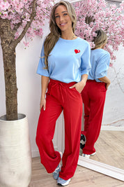 Little love T-shirt - Sky blue