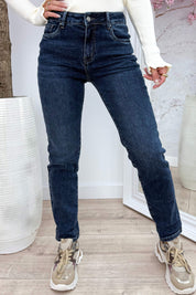 Mom jeans HM309-1 - Jeans blue