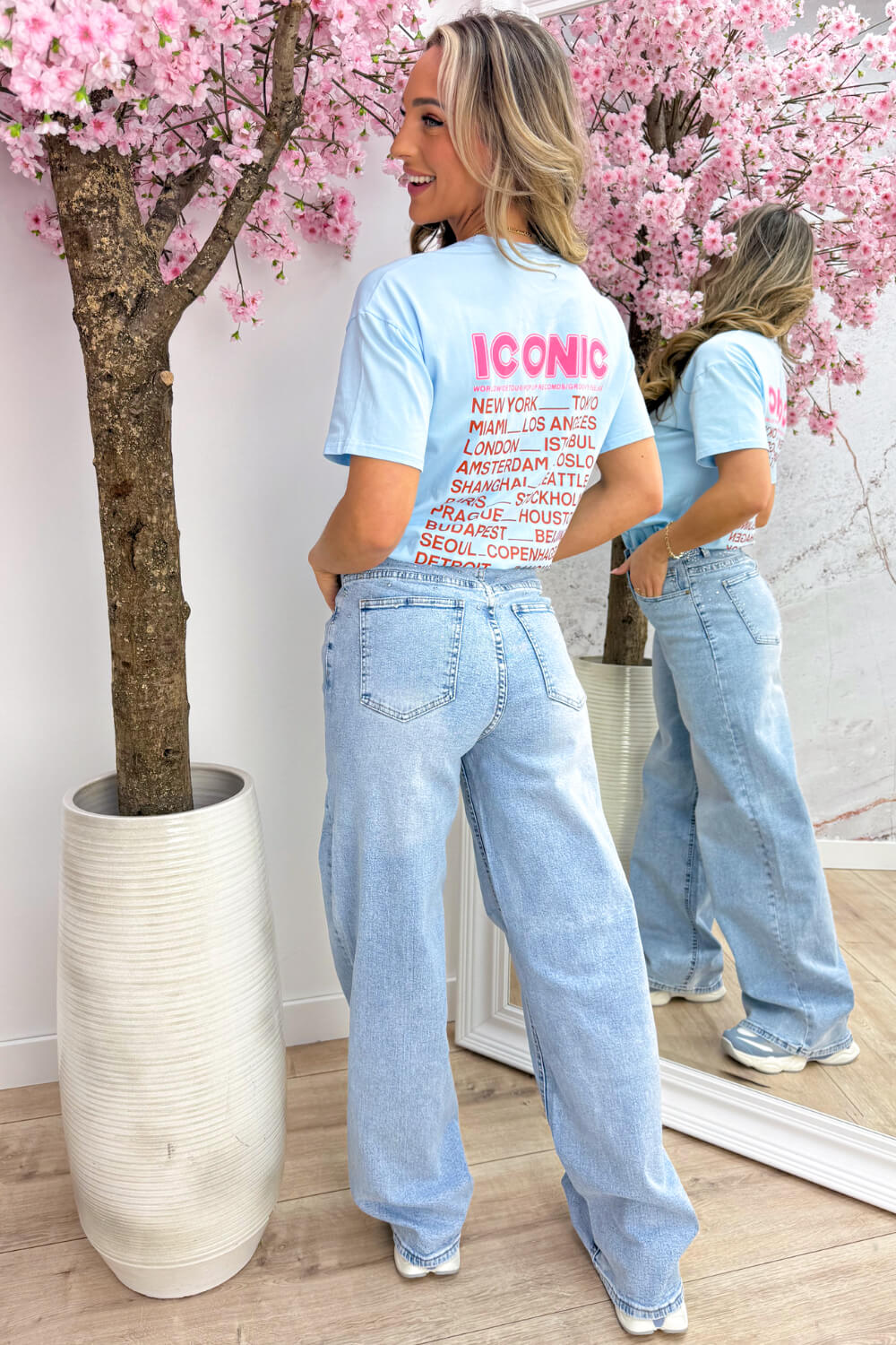 Iconic T-shirt - Sky blue