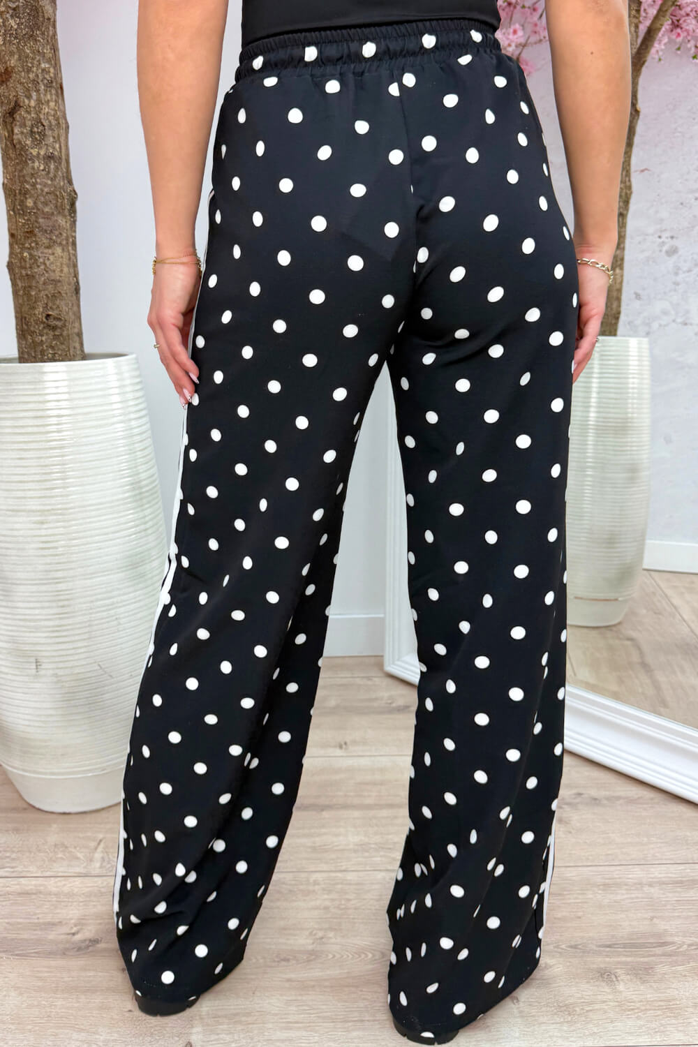 Yours to keep polkadot pantalon - Zwart