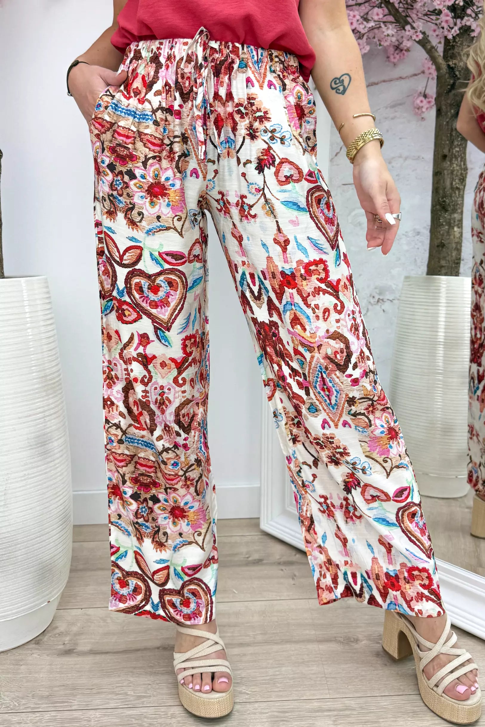 On vacation pants - Koraal