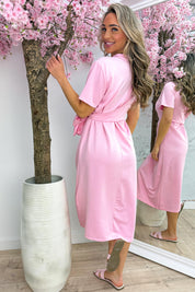 Wrap it up dress - Roze