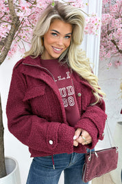 Teddy jacket - Bordeaux