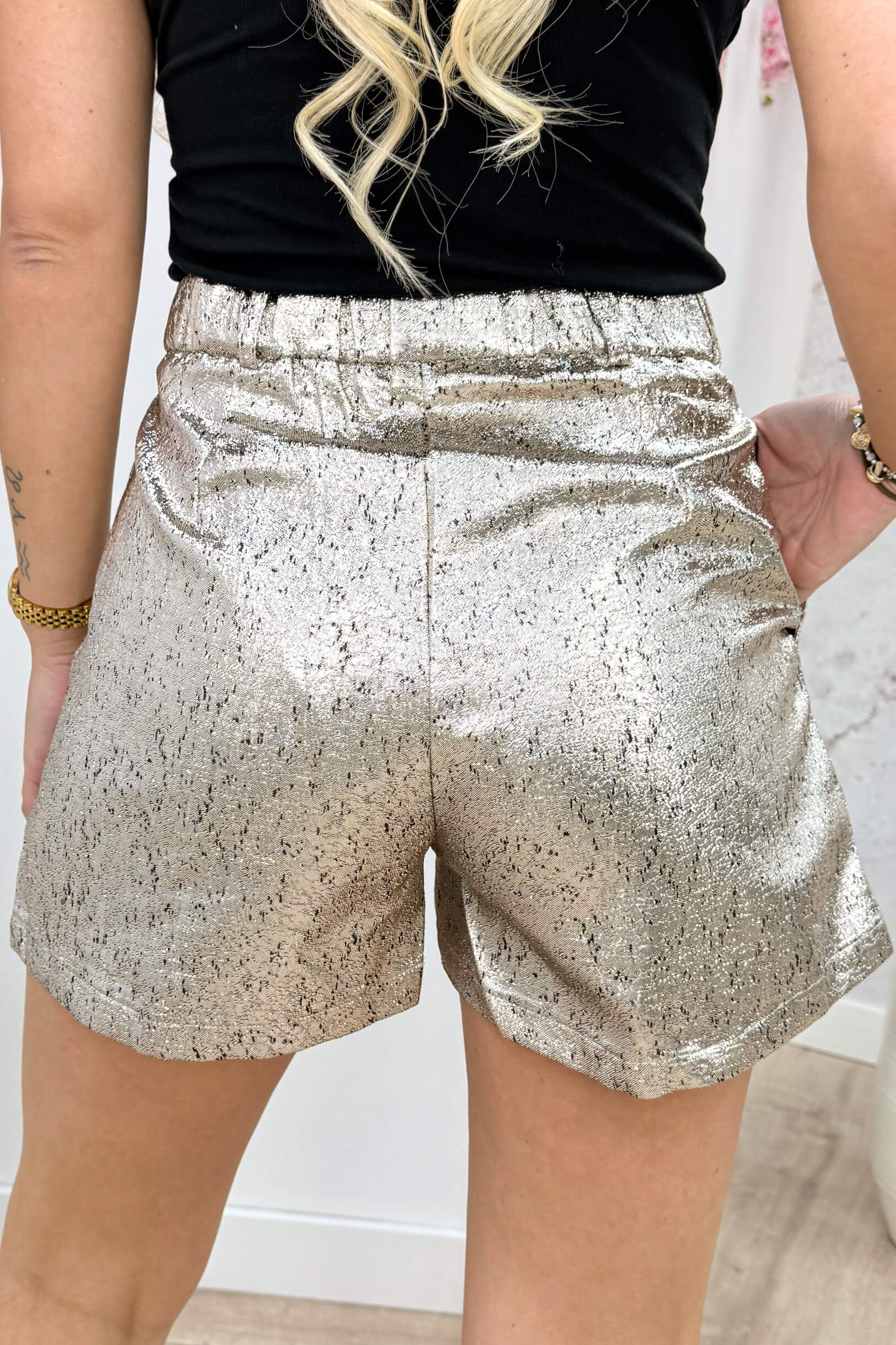 Golden girl short - Goud