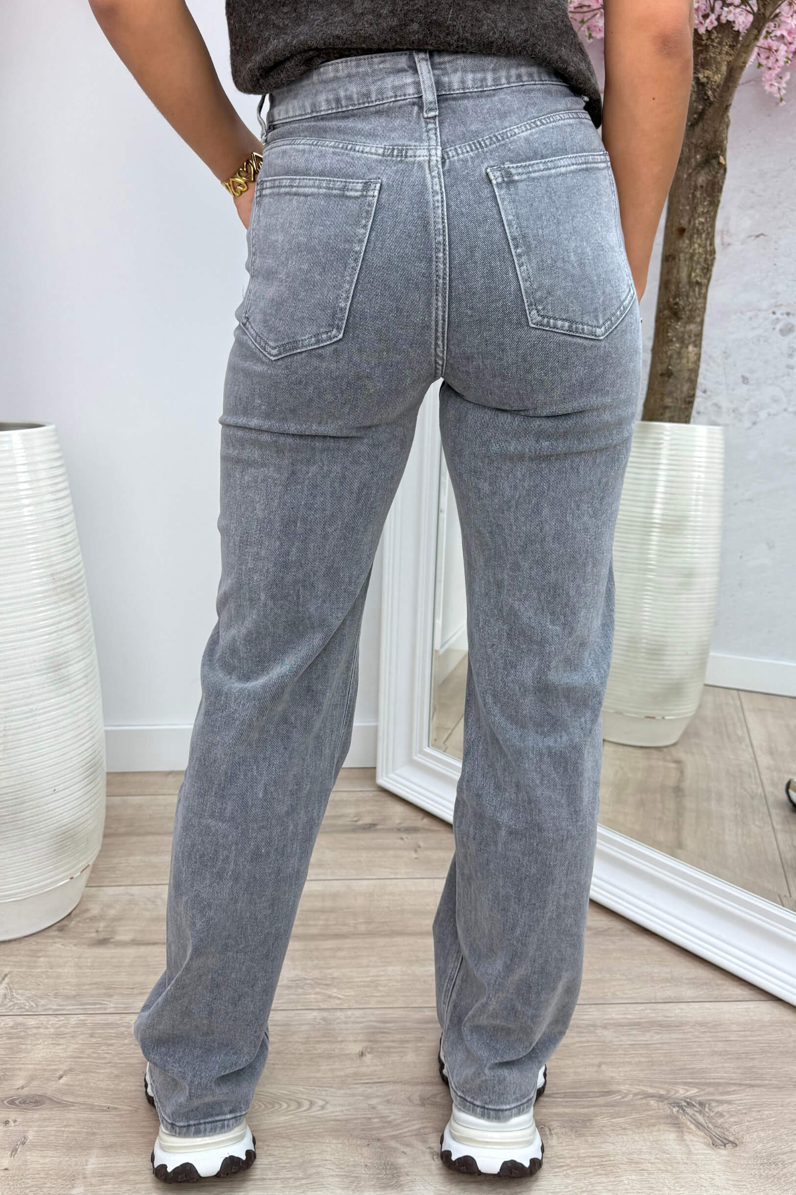 Cross straight leg jeans RD9087 - Lt. grijs