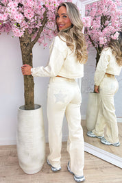 Shooting star straight leg jeans - Beige