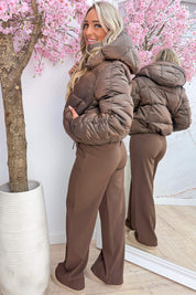 Too cool to freeze puffy winterjas - Bruin
