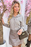 Pocket full of diamonds blouse - Taupe