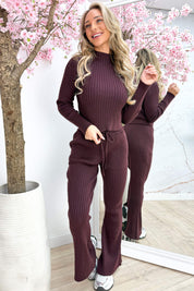 Number one ribbed topje - Bordeaux