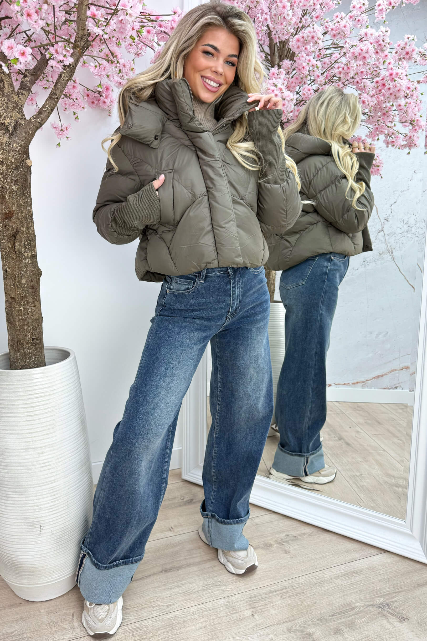 Always warm winterjas - Taupe