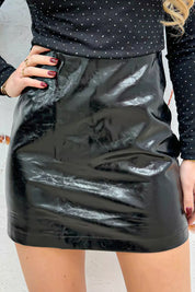 Skort de fiesta brillante - negro