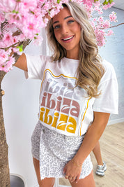 Ibiza club paradise T-shirt - Wit