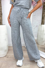 Knitted pants - Lt. grijs