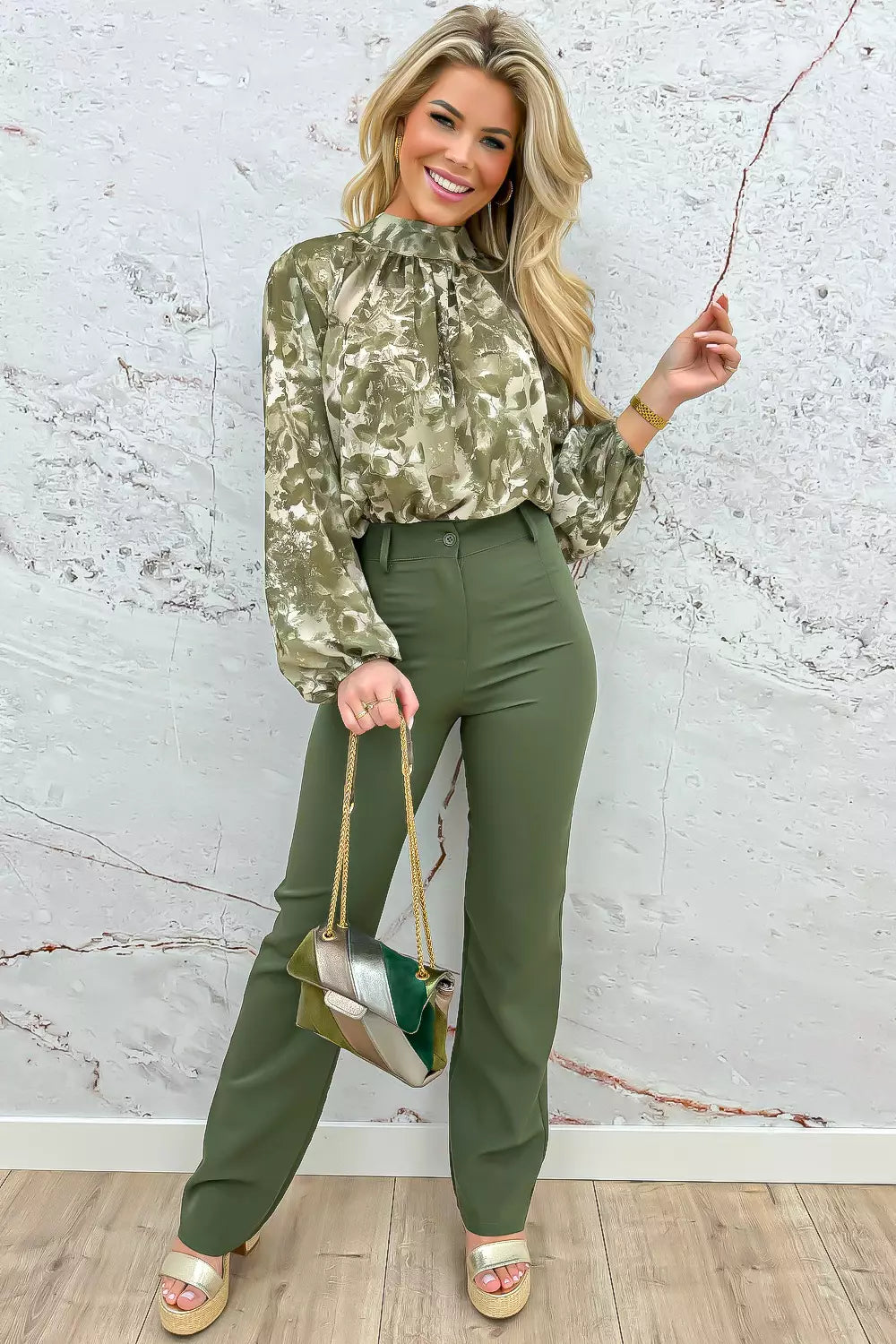 Pantalon à jambe droite 1.0 - Armée