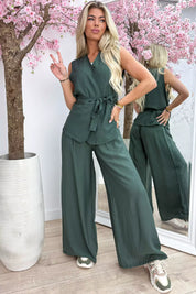 Tie it around co-ord - Army
