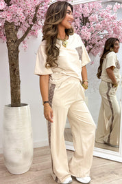 Inspired pocket comfy co-ord - Beige